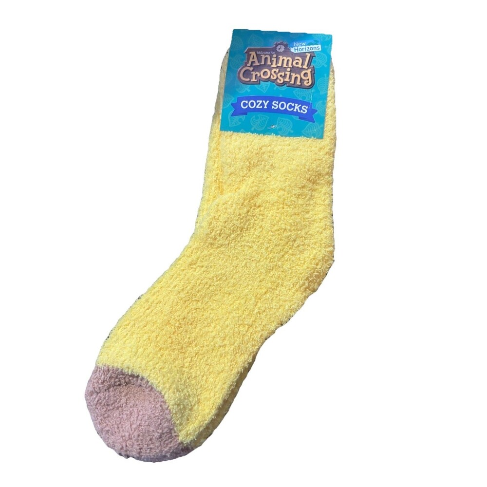 Animal Crossing New Horizons Cozy Socks Yellow Isabell One Size OFFICIAL LICENSE